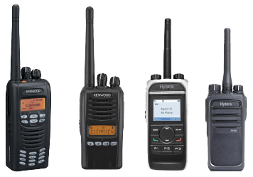 4 types of portable two way radios 