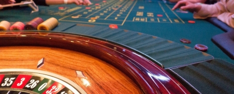 Casino roulette wheel