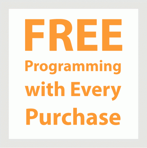 Free programming with every purchase