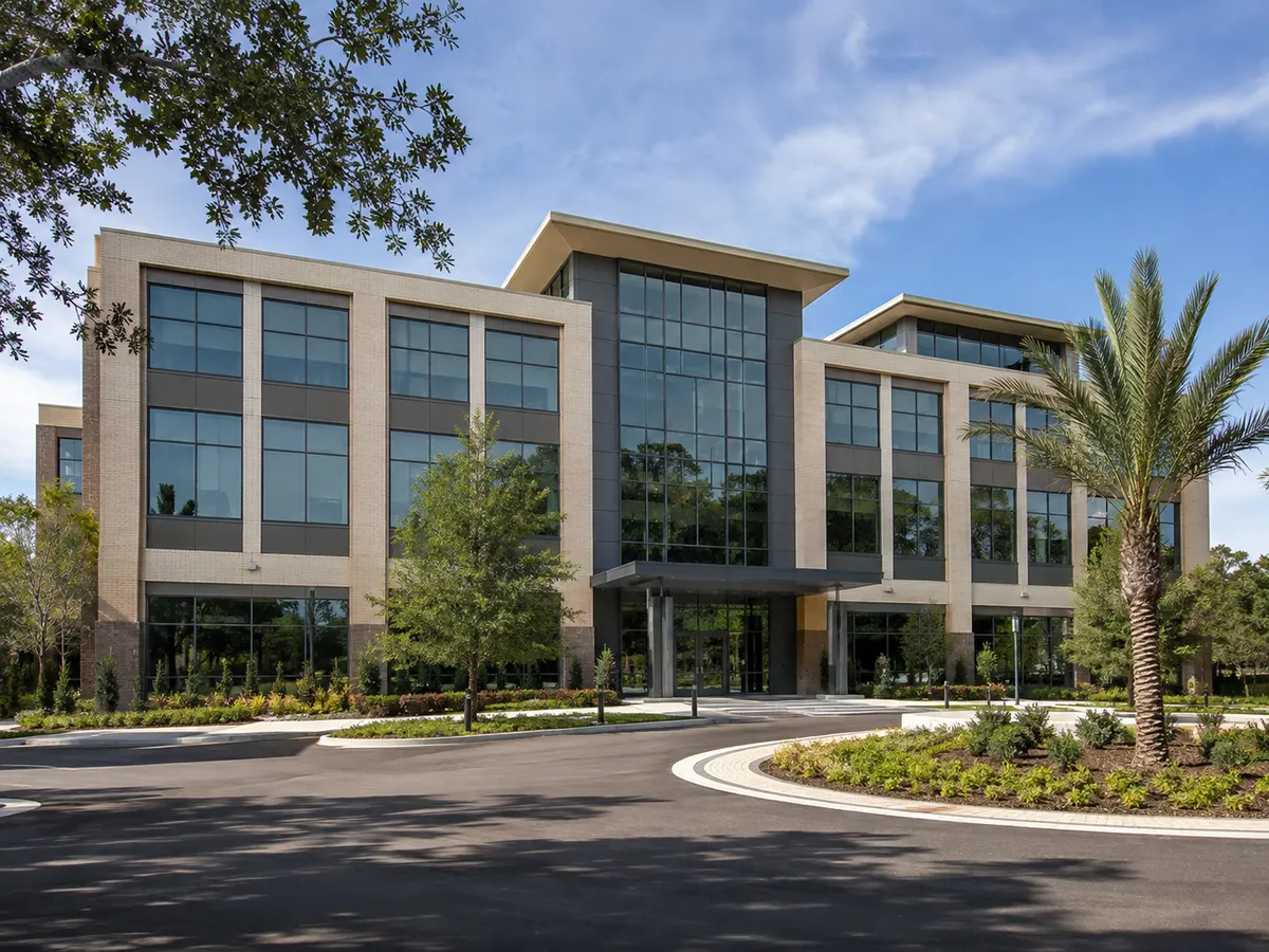 Modern commercial office building