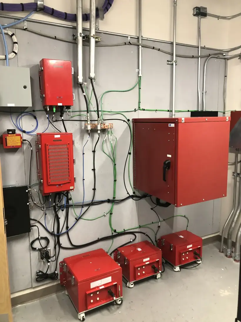 Public safety DAS equipment installed at Pershing Elementary School