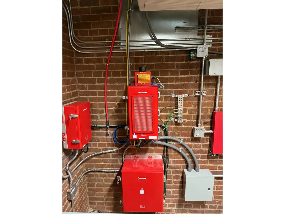 ADRF fiber DAS equipment installed at Swisher International